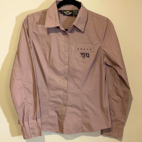 Harley-Davidson Tops - Harley Davidson Embroidered Shirt Top